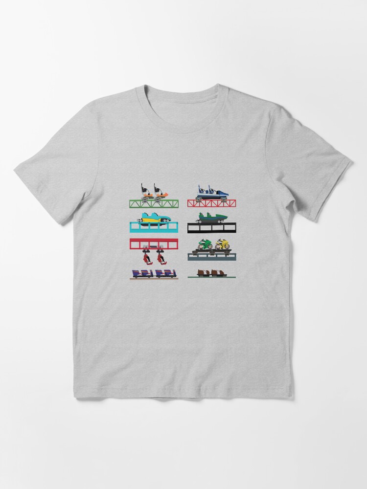 Alternate view of Darien Lake Coaster Cars Design Essential T-Shirt