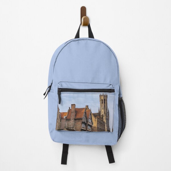Item preview, Belfry of Bruges blue sky designed and sold by lena-maximova.