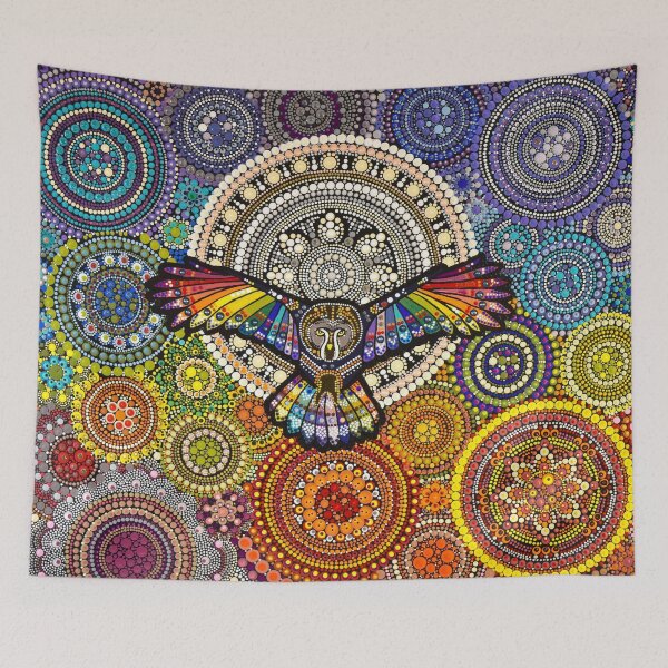 Item preview, Moonlight Owl designed and sold by Deborah Malcolm Art.
