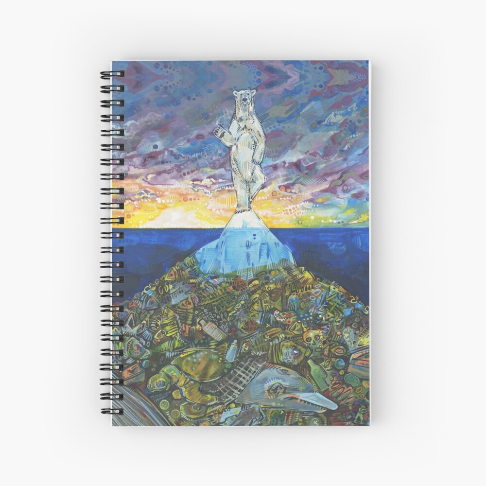 Tip of the Iceberg Painting - 2018 Spiral Notebook