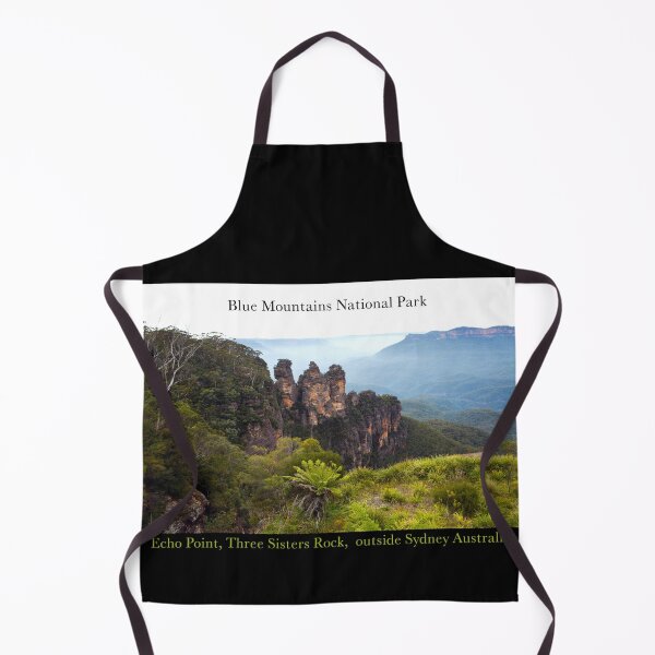 Item preview, Blue Mountains National Park, Echo Point, Three Sisters Rock, Outside Sydney Australia Poster designed and sold by Sharon Schwalbe.