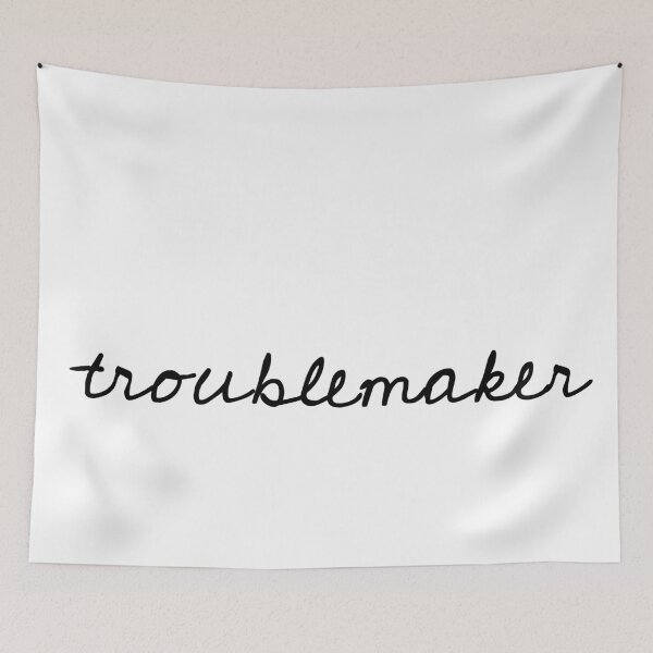 Item preview, Troublemaker - Black And White designed and sold by Aryeh Studio.