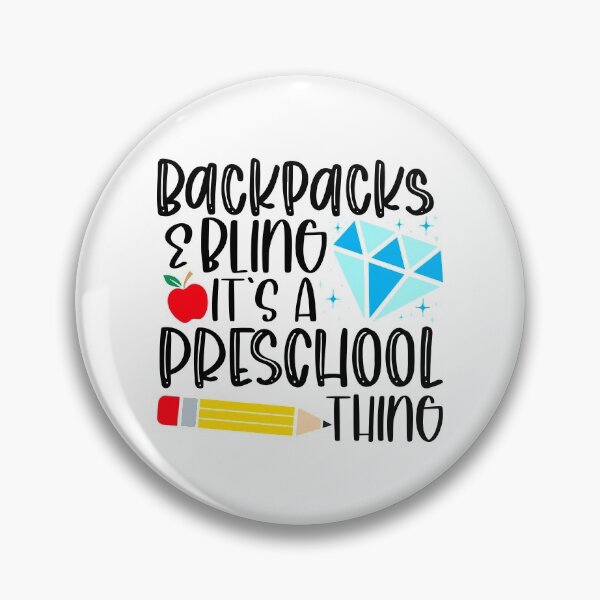 Item preview, Backpacks & Bling It’s a Preschool thing designed and sold by purpleblobart.