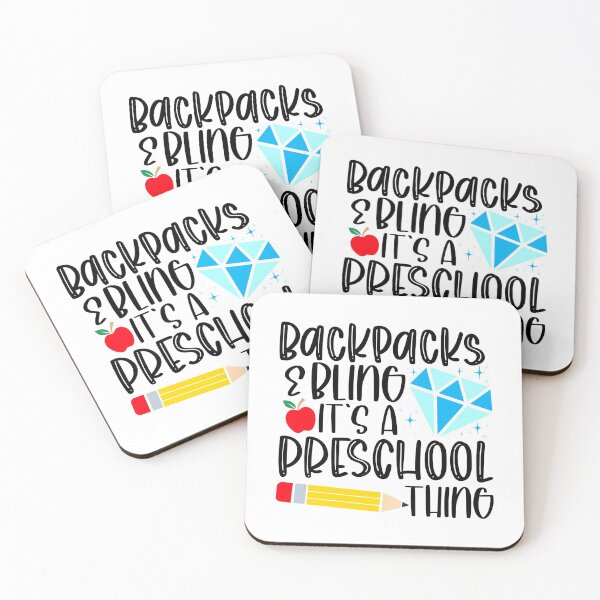 Item preview, Backpacks & Bling It’s a Preschool thing designed and sold by purpleblobart.
