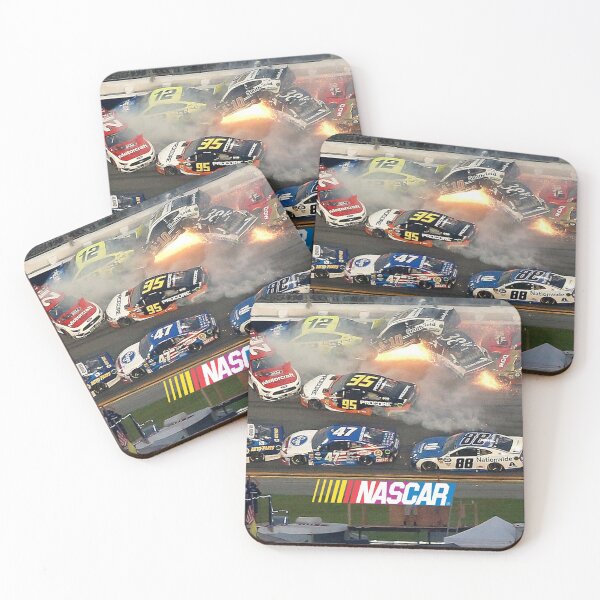 Item preview, NASCAR crash - RACE0021 designed and sold by 3-Starfish.