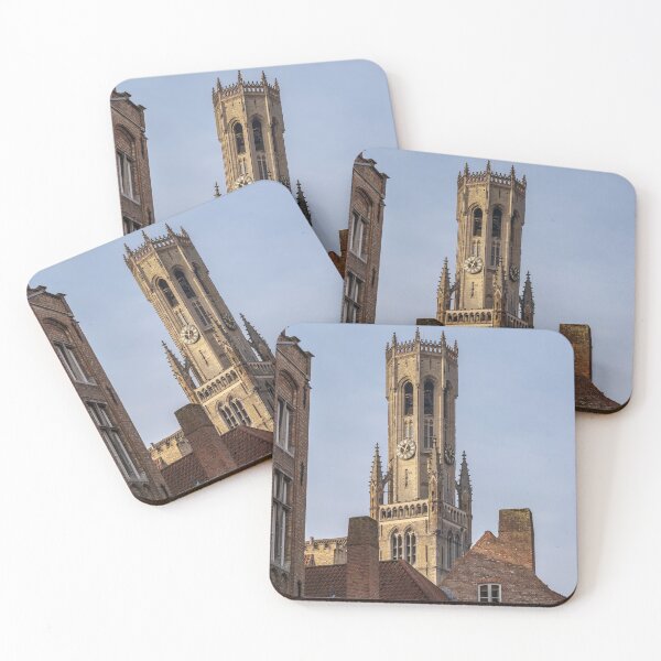 Item preview, Belfry of Bruges blue sky designed and sold by lena-maximova.