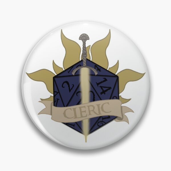 Item preview, Cleric D20 designed and sold by KateJeffcott.