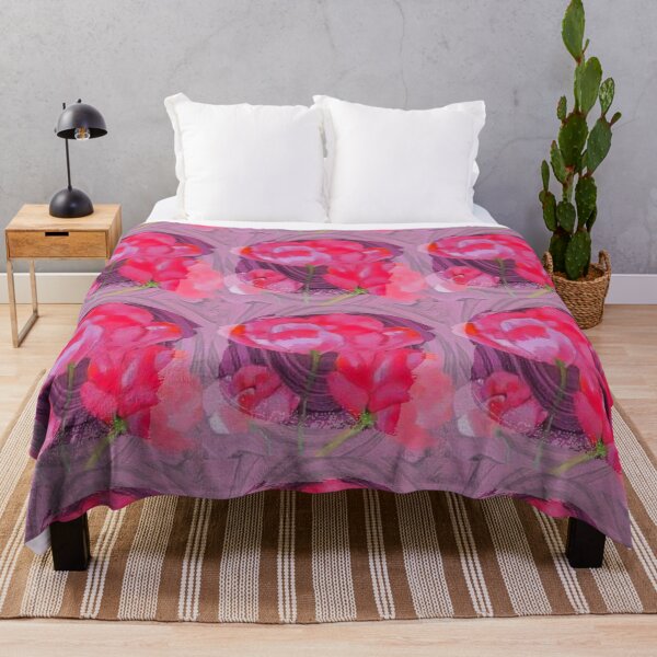 Item preview, Watercolor Flowers floral pink, purple designed and sold by Aquila Light Pictures.