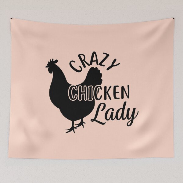 Item preview, Crazy Chicken Lady designed and sold by KunKhalil.