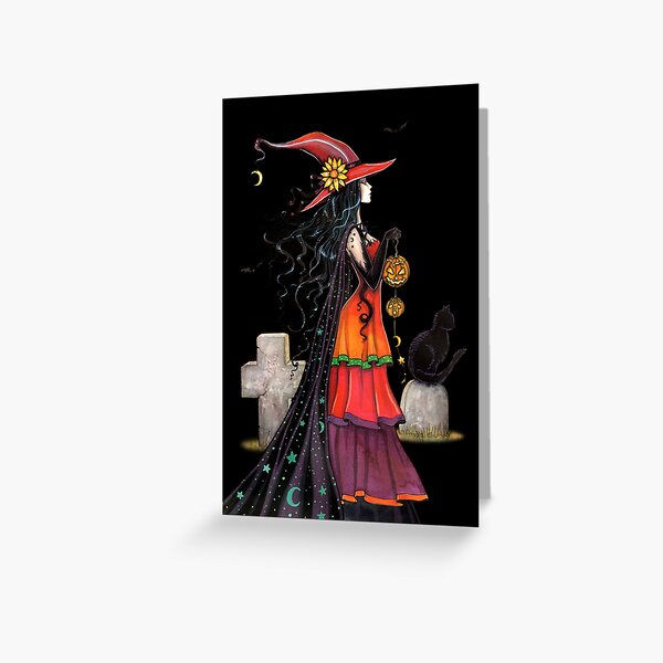 Item preview, Witch Way Halloween Fantasy Art by Molly designed and sold by Molly  Harrison.