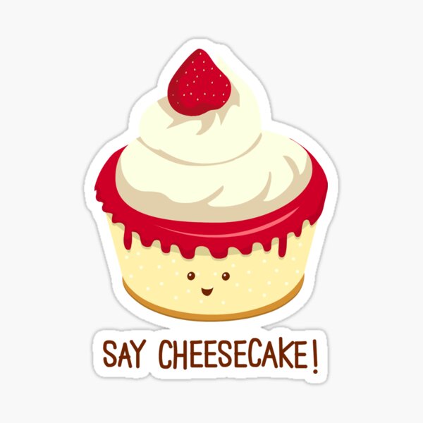 Say CheeseCake! Sticker