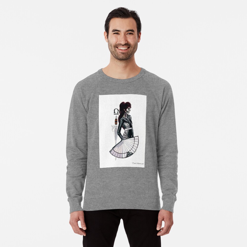 Item preview, Lightweight Sweatshirt designed and sold by tarotmuertos.