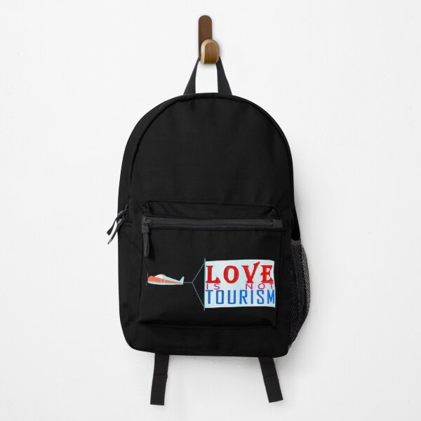 Item preview, Love is not Tourism plane banner designed and sold by Roy Store.