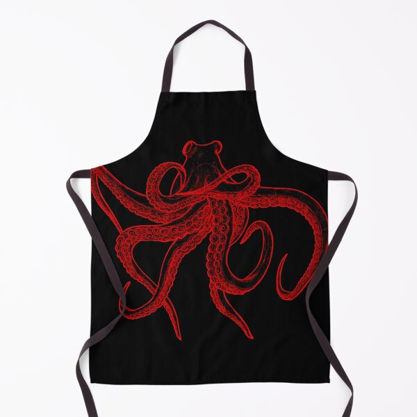 Artikelvorschau, Red Outline Octopus entworfen und verkauft von MementoMoriArts.