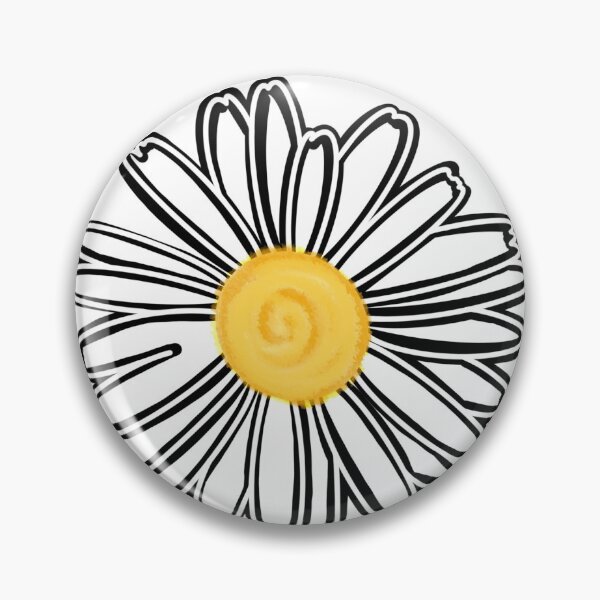 Item preview, Outlined Daisy designed and sold by Lyanne Thomas.