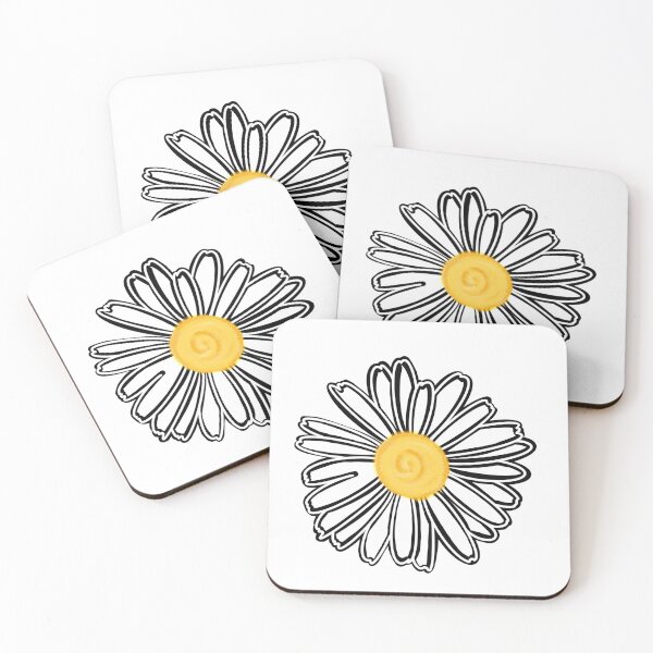 Item preview, Outlined Daisy designed and sold by Lyanne Thomas.