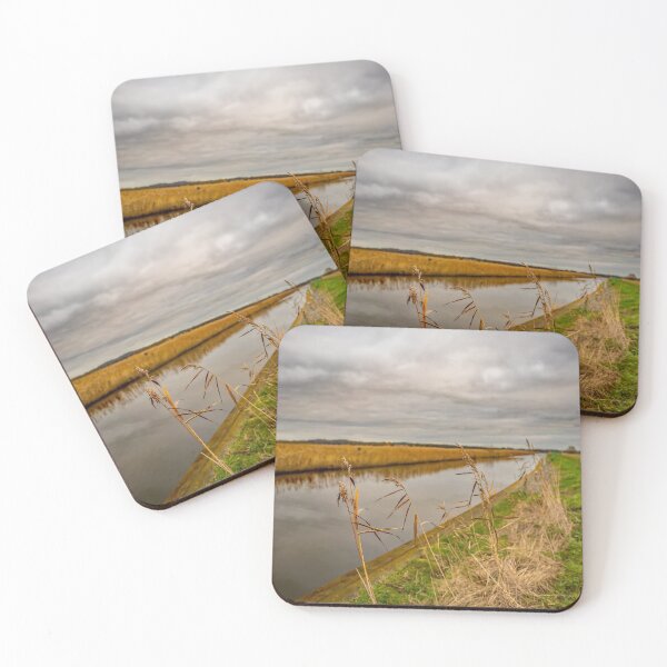 Item preview, Norfolk waterway on a cloudy day designed and sold by yackers1.