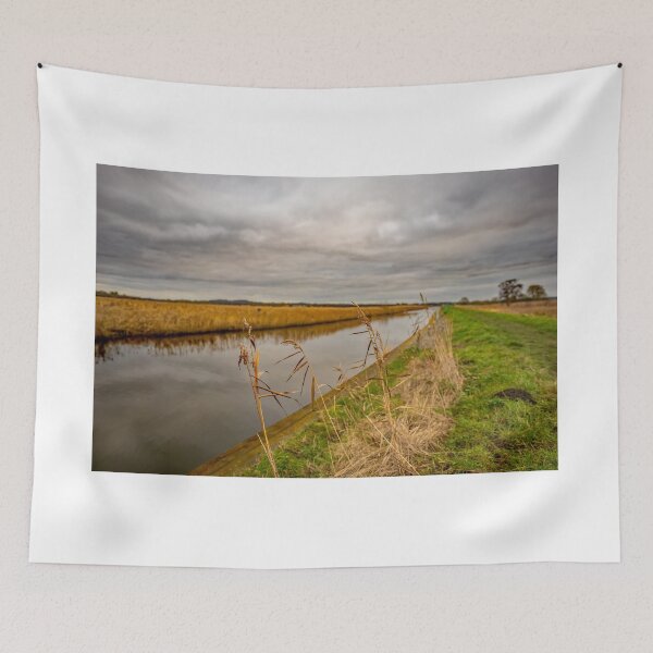 Item preview, Norfolk waterway on a cloudy day designed and sold by yackers1.
