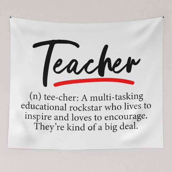 Item preview, Teacher Definition designed and sold by purpleblobart.