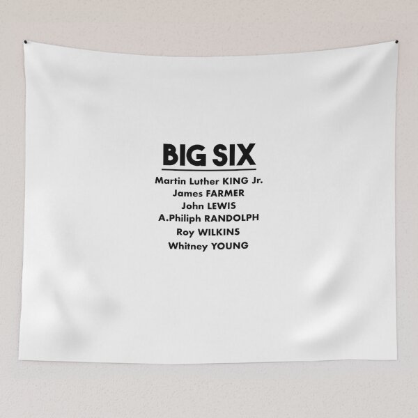 Item preview, Big six rest in peace John Lewis designed and sold by mcmamac.