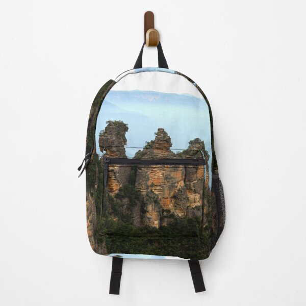 Item preview, Blue Mountains National Park, Echo Point, Three Sisters Rock, Outside Sydney Australia designed and sold by Sharon Schwalbe.