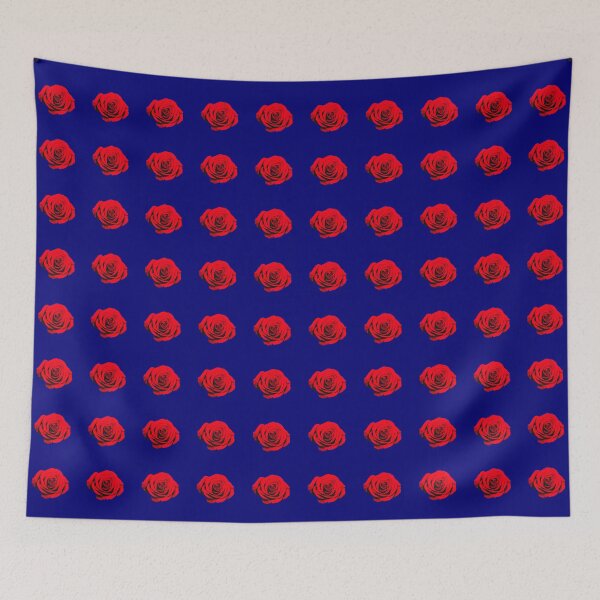 Item preview, Screen printed rose pattern designed and sold by Boxing Kangaroo Retail Company.