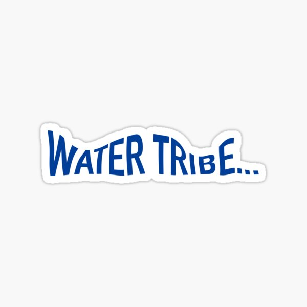Water Tribe Avatar Quote Illustration Sticker By Circa1998 Redbubble 1925
