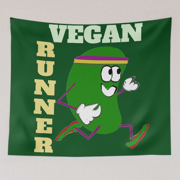 Item preview, Cross Country Vegan Runner designed and sold by Thispoeticlife.