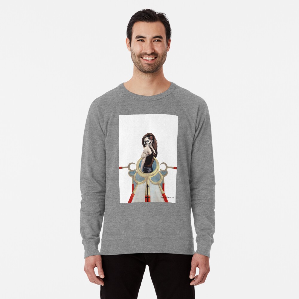 Item preview, Lightweight Sweatshirt designed and sold by tarotmuertos.