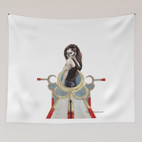 Item preview, Seven of Scepters - Siete de Cetros  designed and sold by tarotmuertos.