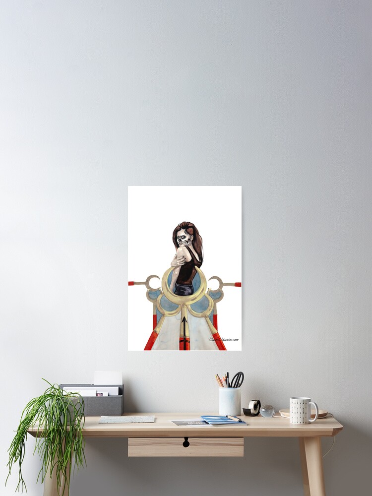 Thumbnail 2 of 3, Poster, Seven of Scepters - Siete de Cetros designed and sold by tarotmuertos.