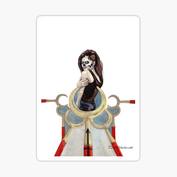 Item preview, Seven of Scepters - Siete de Cetros  designed and sold by tarotmuertos.