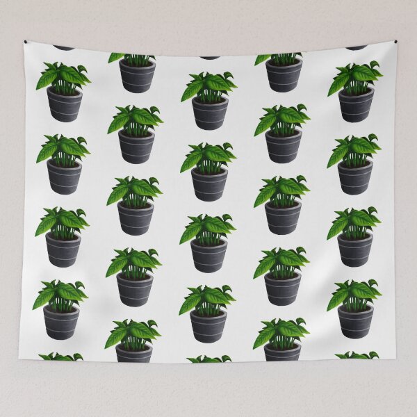 Item preview, Plant in a striped pot designed and sold by PeppaThePenguin.