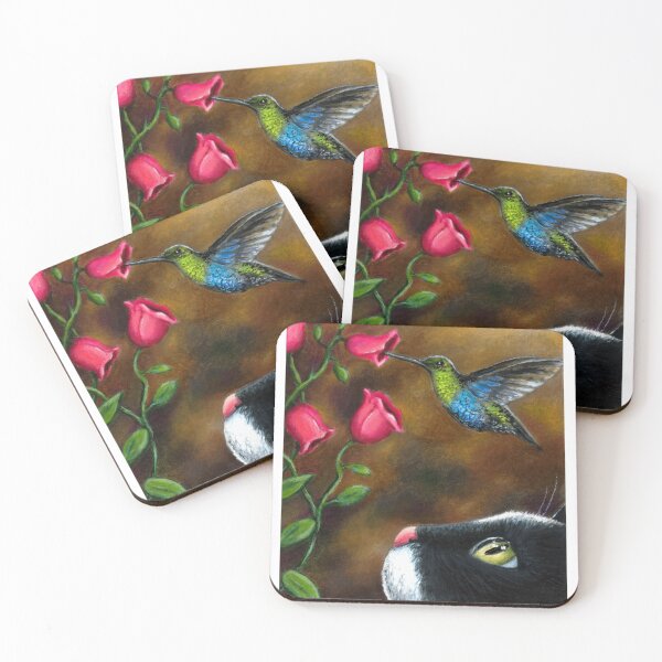 Item preview, Cat 571 Hummingbird designed and sold by artbylucie.