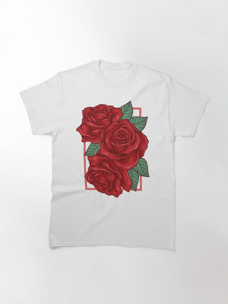 Download Roses Illustration Svg File Red Roses Rose Svg Rose Clipart Cutfiles T Shirt By Abdulhakim001 Redbubble
