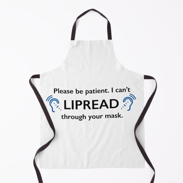 Item preview, DEAF Lipread Mask Coronavirus Sign Language Symbol designed and sold by Rocket Fox.