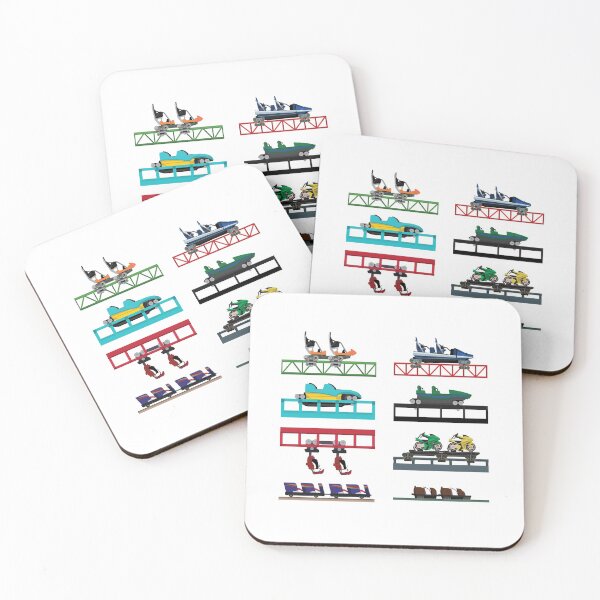 Item preview, Darien Lake Coaster Cars Design designed and sold by CoasterMerch.