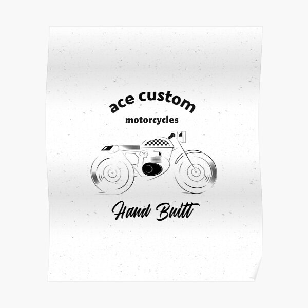 "ace custom" Poster for Sale by ace357 Redbubble