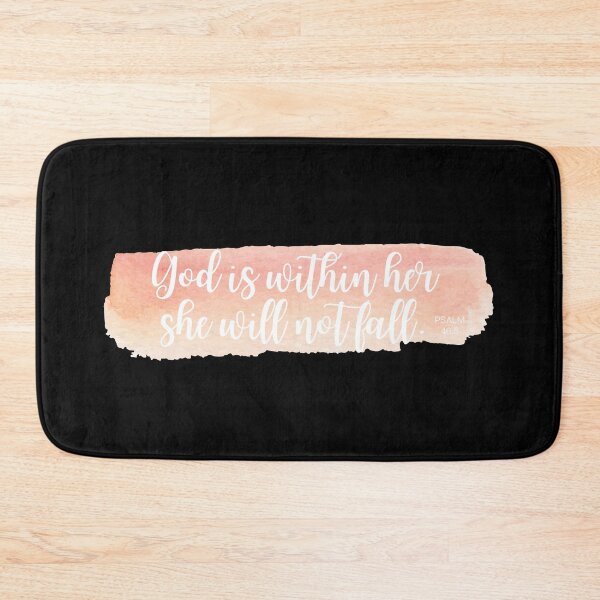 Item preview, God Is Within Her She Will Not Fall  designed and sold by KarolinaPaz.