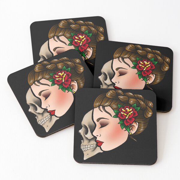 Item preview, Traditional Lady Head Tattoo Flash Art designed and sold by Caseychaotic.