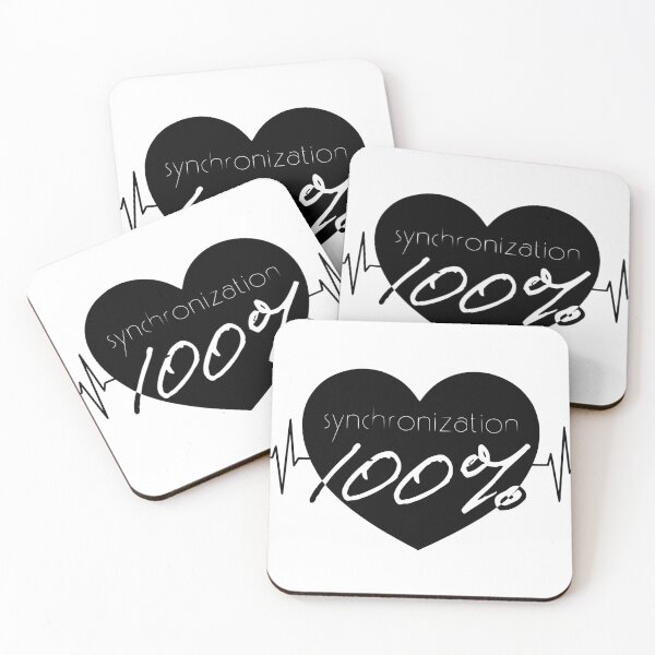 Item preview, Synchronization 100% heartbeat black and white heart designed and sold by sibmoonlight.