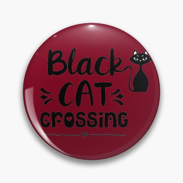 Item preview, Halloween black cat crossing   designed and sold by remonss.
