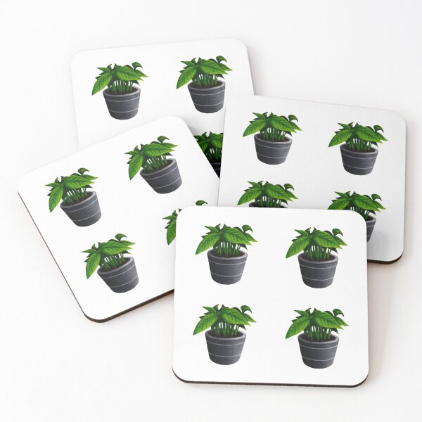 Item preview, Plants in a striped pot designed and sold by PeppaThePenguin.