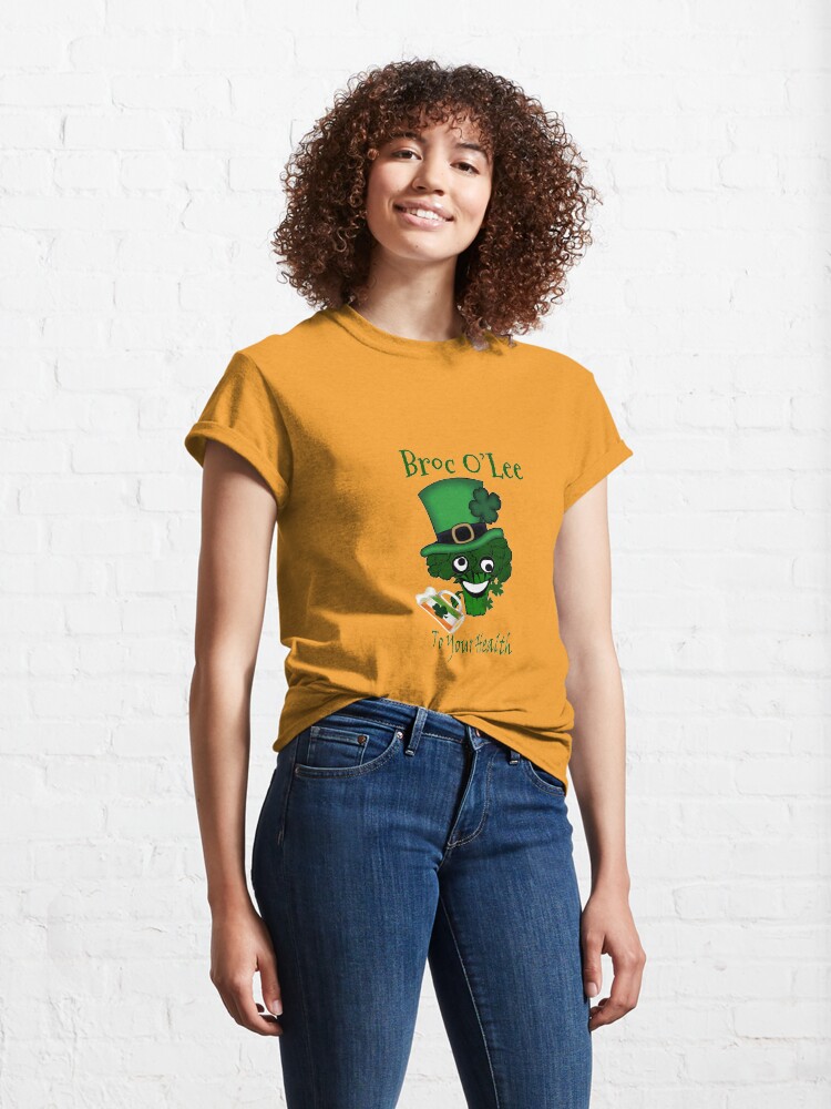 Alternate view of Vegan St Patricks Day Irish Classic T-Shirt