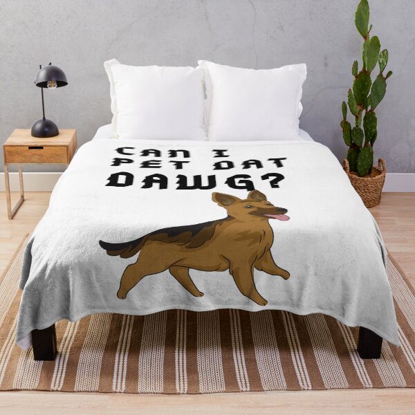 Item preview, German shepherd Can I Pet that Dog quote designed and sold by OneTimeEngineer.