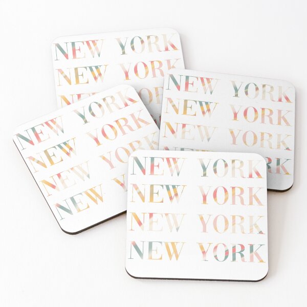 Item preview, New York Pink Teal Marble Print Sticker Pack designed and sold by charislaw.
