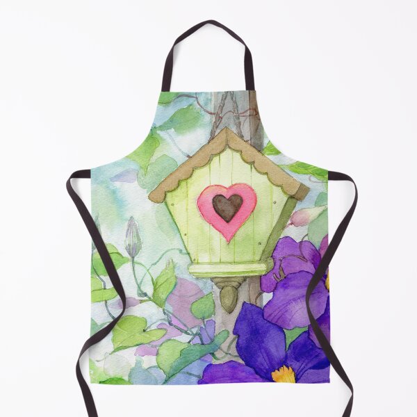 Item preview, Flowering Garden and Birdhouse designed and sold by Cathi Freund.