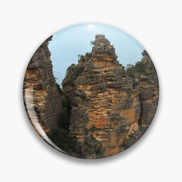Item preview, Blue Mountains National Park, Echo Point, Three Sisters Rock, Outside Sydney Australia designed and sold by Sharon Schwalbe.