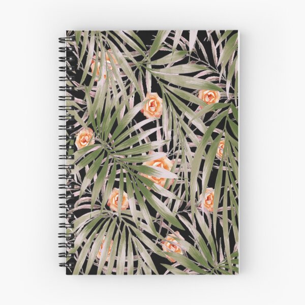 Item preview, Palm leaves with orange roses. redecorate, refurbish, Stylize, nature, Fall designed and sold by jayne0524.