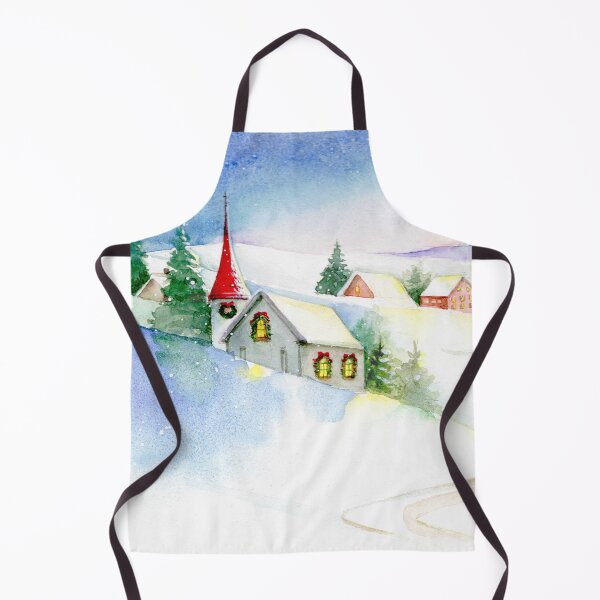 Item preview, Winter Village Sunrise designed and sold by Cathi Freund.